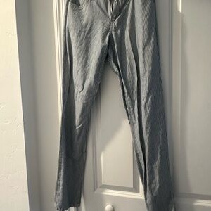 Joe's Jeans Blue and White Striped Pants